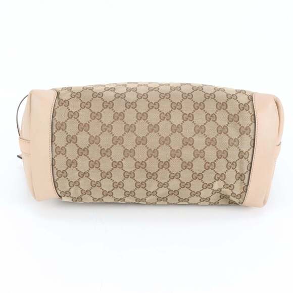 Gucci GG Canvas 247209 Leather x Tote Bag Shoulder Handbag Women's - Picture 5 of 10